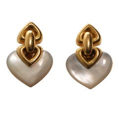 BULGARI Heart Earrings