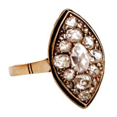 Diamond Navette Ring Circa 1850