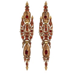 Iberian Hessonite Garnet Earrings