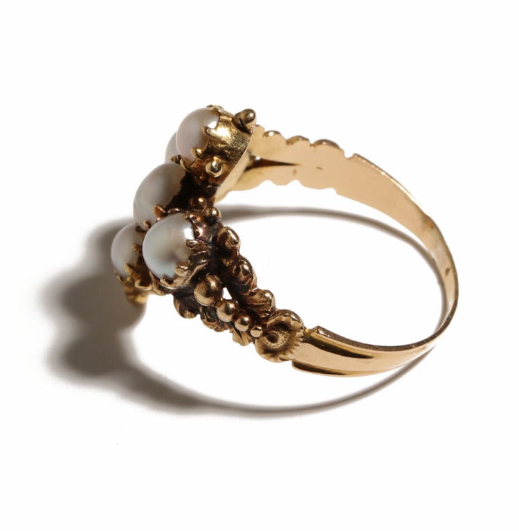 Women's Early 19th Century Georgian Pearl Ring