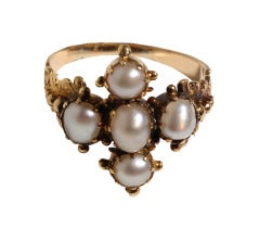 Early 19th Century Georgian Pearl Ring
