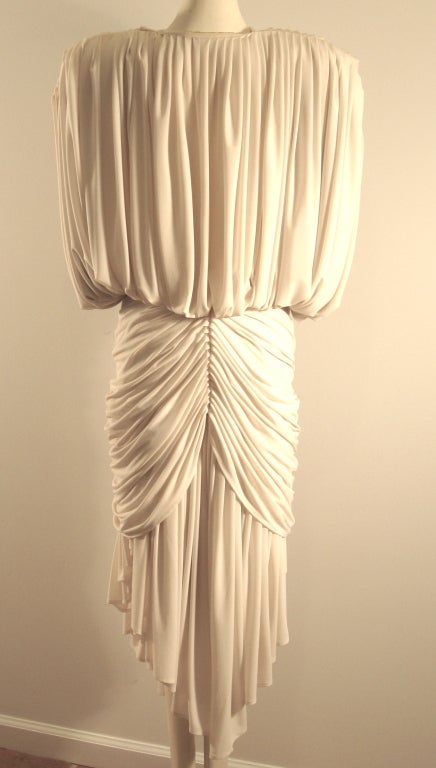 norma kamali sculpture dress
