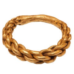 9-11th Century Gold Braided Ring
