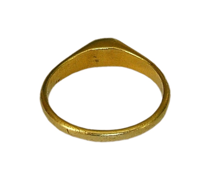 Women's or Men's Medieval Stirrup Ring For Sale