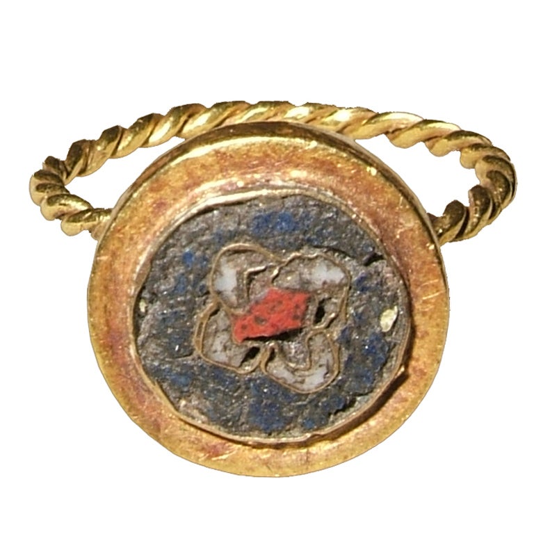 Byzantine Cloisonné Ring For Sale