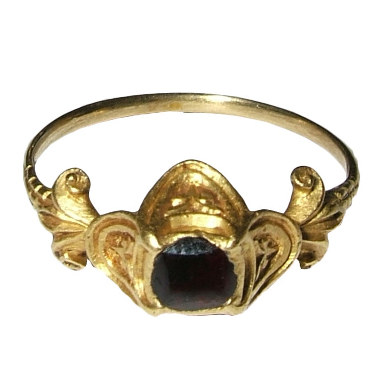 Renaissance Gemstone Ring For Sale