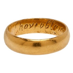 Posy ring "I have obtained whom god ordained"