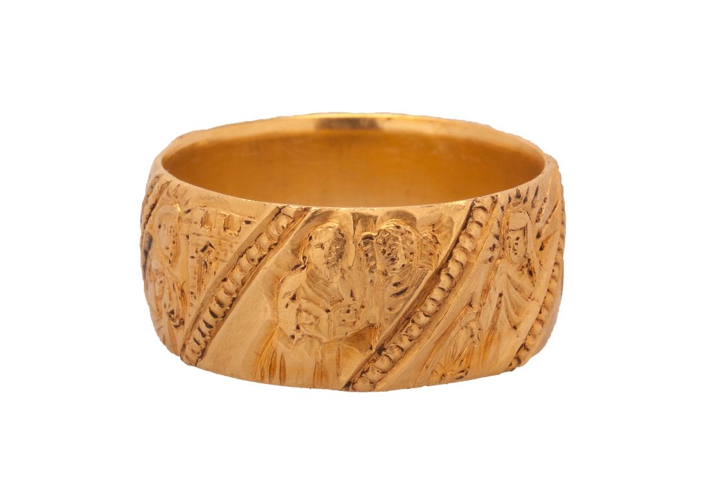 Women's or Men's Medieval iconographic ring