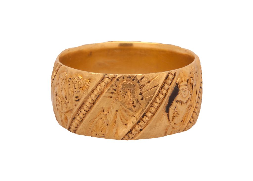 Medieval iconographic ring 1