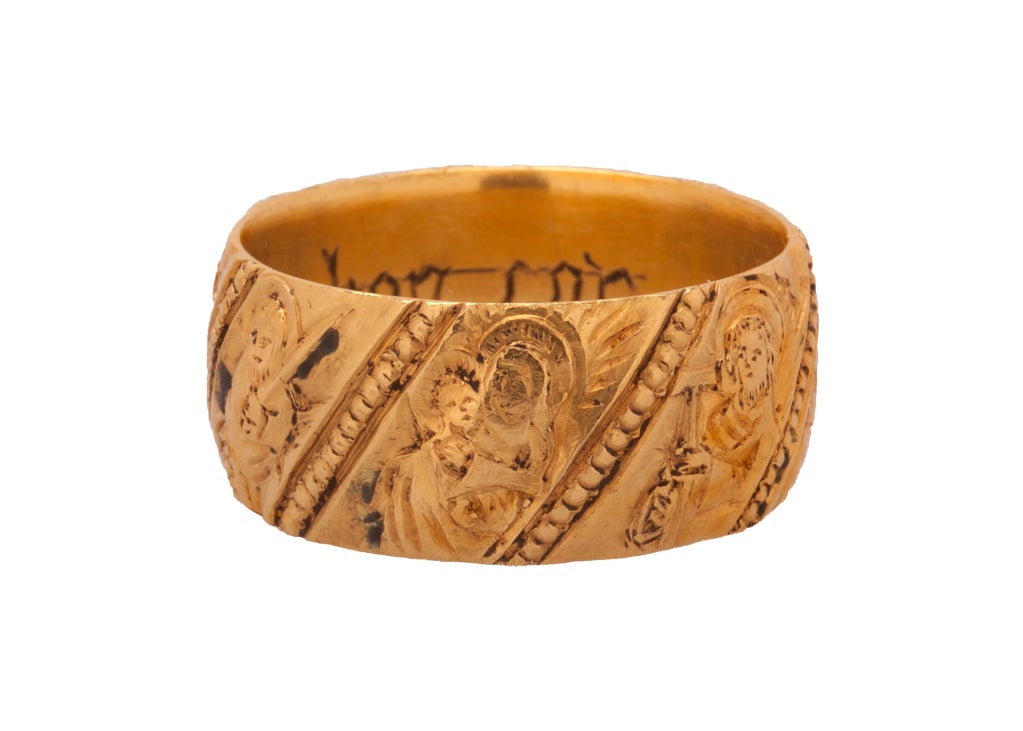Medieval iconographic ring 4