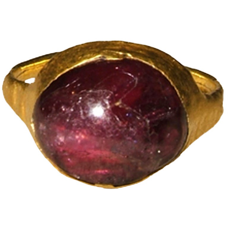 Late Roman Gemstone ring For Sale