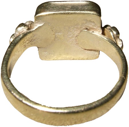 Georgian Early Medieval Gemstone Ring For Sale