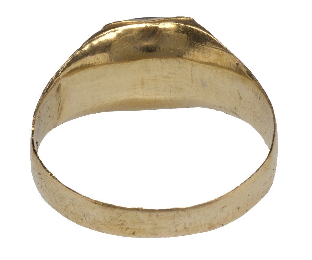 Women's or Men's Medieval Stirrup Ring For Sale