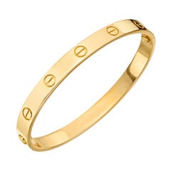 CARTIER Gold "Love" Bangle Bracelet