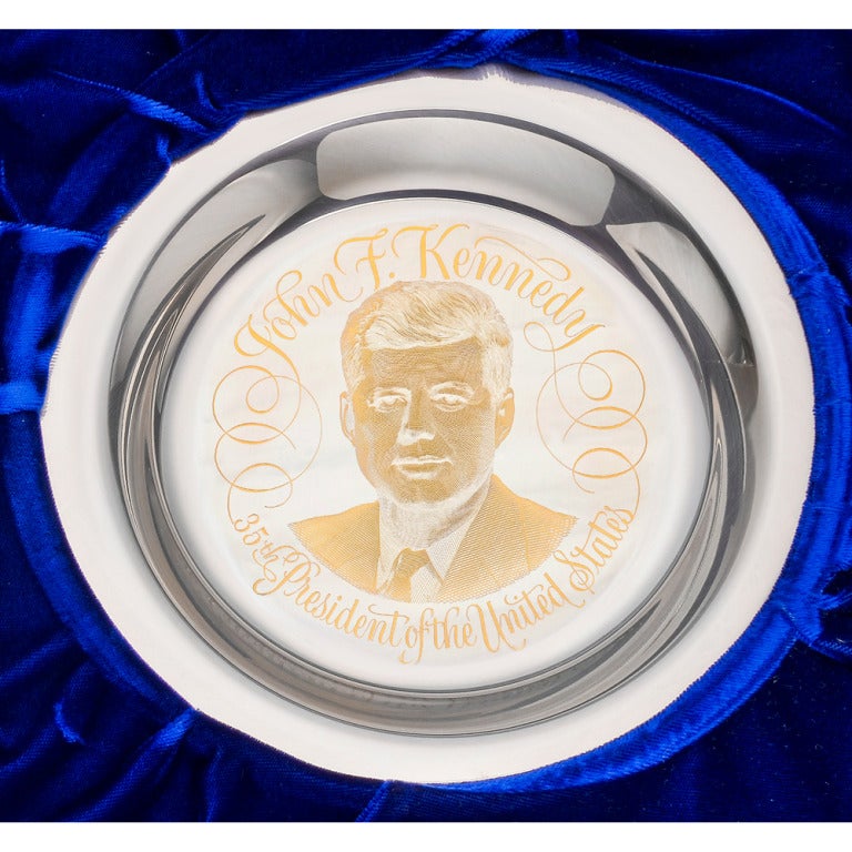 Set of 35 Silver Presidential Series Plates at 1stdibs