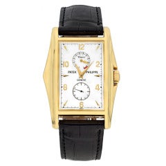 Patek Philippe Yellow Gold 10-Day Power Reserve Wristwatch Ref 5100J