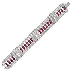 J.E. Caldwell Ruby Diamond Bracelet