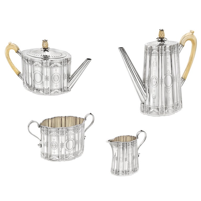 Victorian Silver Tea Set at 1stDibs