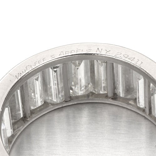 Van Cleef & Arpels Baguette-Cut Diamond Eternity Band Ring