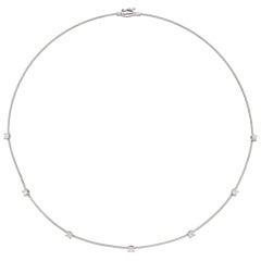 Paul Morelli White Gold & Diamond "Wire" Necklace