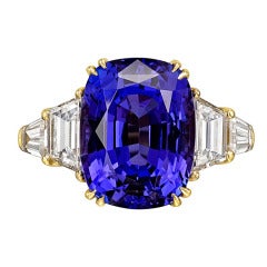 Tanzanite Diamond Ring