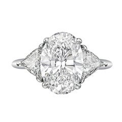 Tiffany & Co. Oval-Cut Diamond Ring