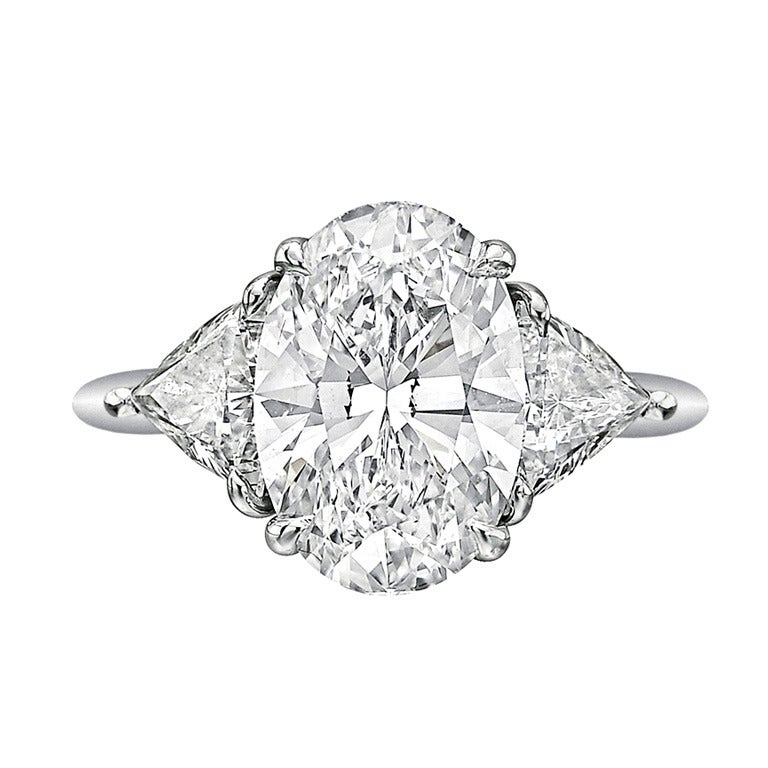 Tiffany & Co. Oval-Cut Diamond Ring