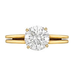 Tiffany 
Co. Round Brilliant Diamond Ring