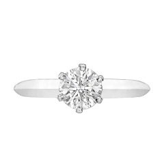 Tiffany & Co. Carat Round Brilliant Diamond Ring