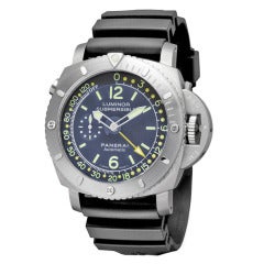 Panerai Titanium ​Luminor 1950 Pangea Submersible Depth Gauge Wristwatch PAM 307