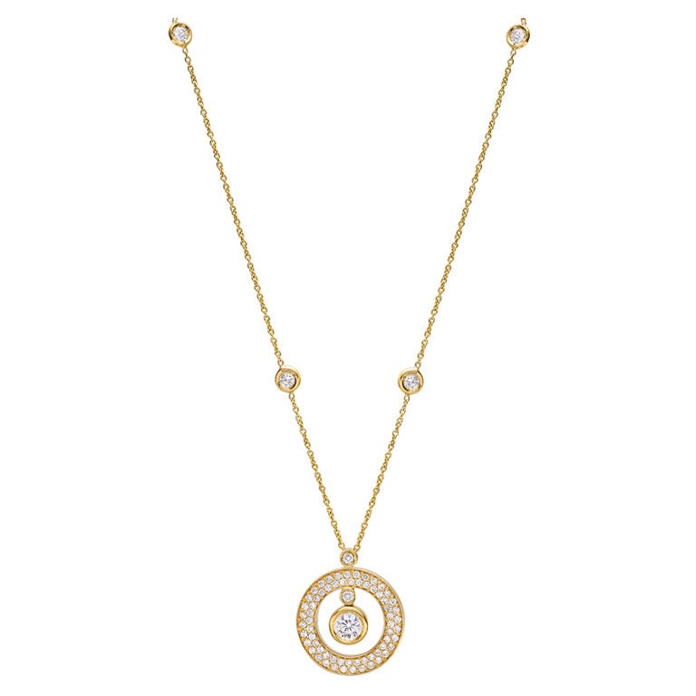 Roberto Coin Gold & Diamond "Cento" Pendant Necklace