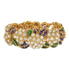 VAN CLEEF & ARPELS "Boule de Neige" Gem-Set Bracelet