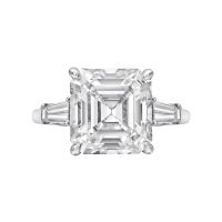 Betteridge Collection Asscher-Cut Diamond Engagement Ring