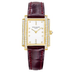 PATEK PHILIPPE Ladies' Gondolo Quartz Diamond Yellow Gold Watch