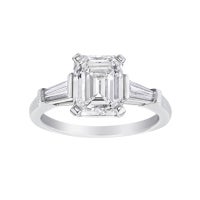 HARRY WINSTON Emerald-Cut Diamond Engagement Ring