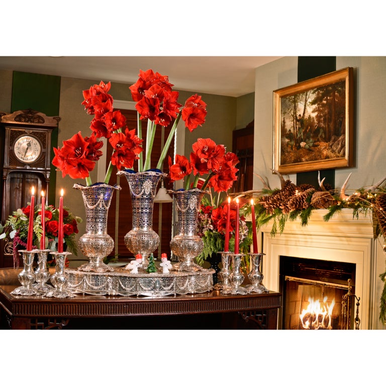 CALDWELL Silver 14-Piece Table Garniture, Circa 1900