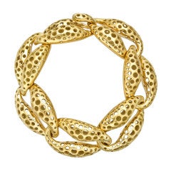 ANGELA CUMMINGS Gold 'Mariner' Link Bracelet