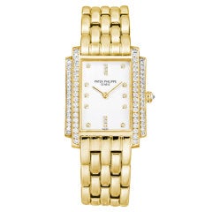 PATEK PHILIPPE Ladies
 Gondolo Quartz Yellow Gold 
Diamonds