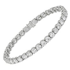 BETTERIDGE Round Brilliant Diamond Line Bracelet (~15 ct tw)