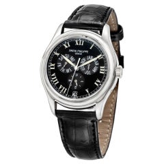 Vintage PATEK PHILIPPE Platinum Annual Calendar Automatic Wristwatch Ref 5035P