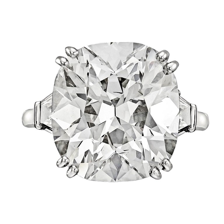 BETTERIDGE 10.18 Carat Round Brilliant Diamond Engagement Ring