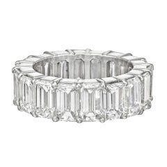 Emerald-Cut Diamond Eternity Band Ring