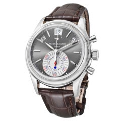 PATEK PHILIPPE Platinum Annual Calendar Automatic Chronograph Wristwatch Ref 5960P