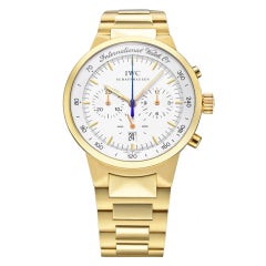 IWC Yellow Gold GST Quartz Chronograph Wristwatch Ref 9557