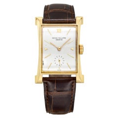 Patek Philippe Yellow Gold Eiffel Tower Wristwatch Ref 2441