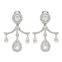 FRED LEIGHTON Diamond Chandelier Earrings