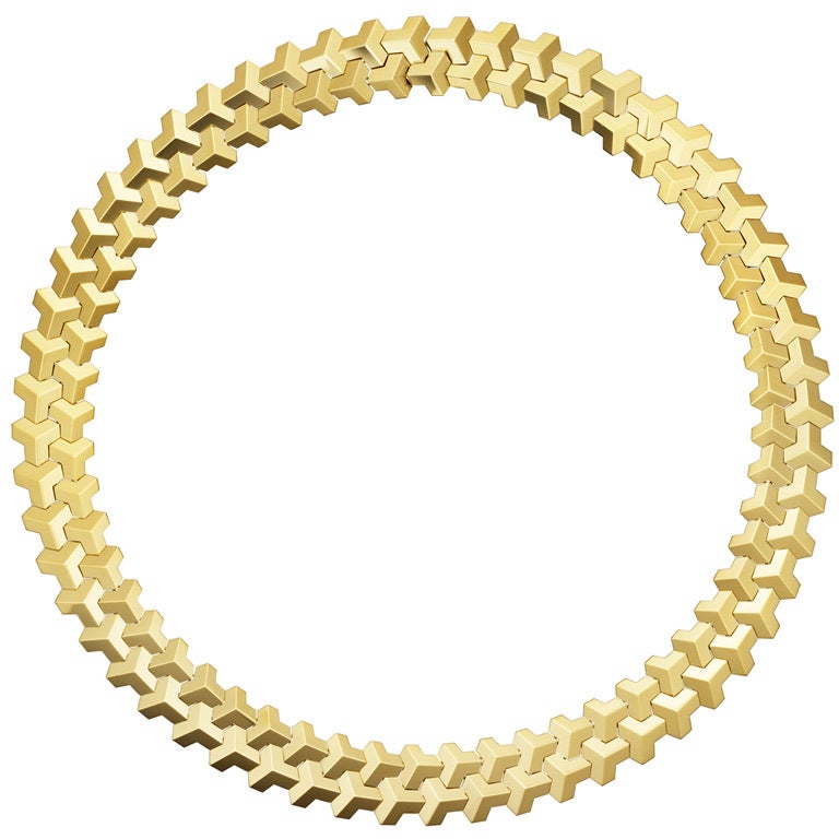 Paolo Costagli "Brillantissimo" Gold Collar Necklace