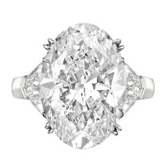 Betteridge 11.31 Carat Oval-Cut Diamond Engagement Ring