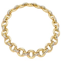 CARTIER Gold "Trinity" Link Necklace