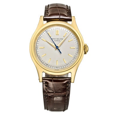 Patek Philippe Yellow Gold Wristwatch Ref 565 From the Graves Collection